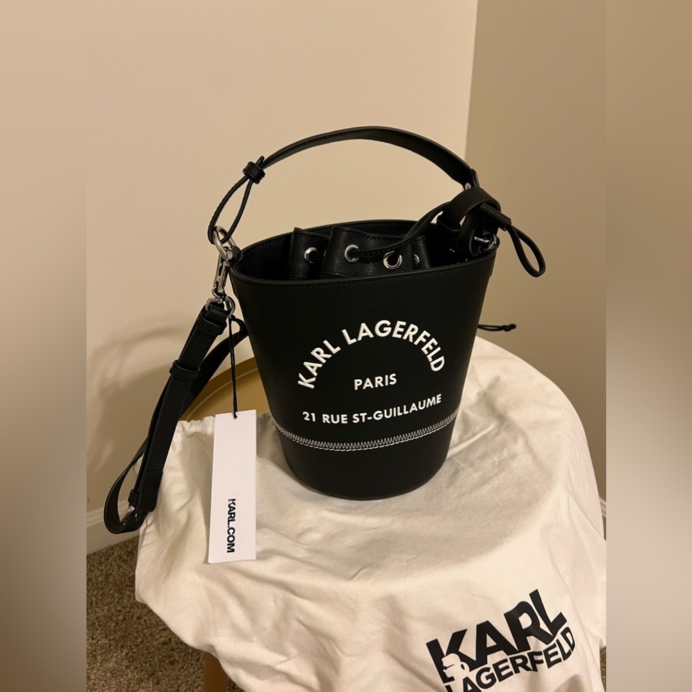 Karl lagefeld rue 21 bucket bag